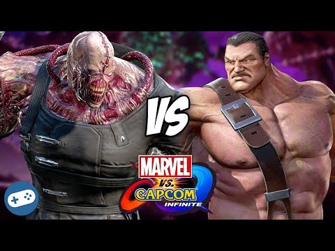 Nemesis VS Haggar Marvel vs Capcom Infinite Gameplay