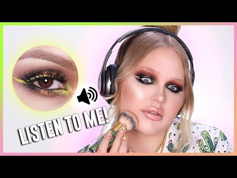 I Tried Following ONLY THE VOICEOVER of a MAKEUP TUTORIAL!