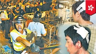 Hong Kong violence video: Police in full riot gear caught on camera attacking students, protesters