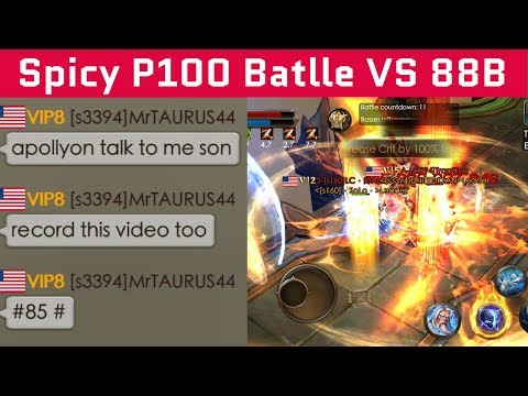 Spicy P100 Battle VS 88B with Glider & Aurogos - Legacy Of Discord