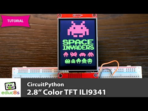 Raspberry Pi Pico ILI9341 display tutorial using CircuitPython