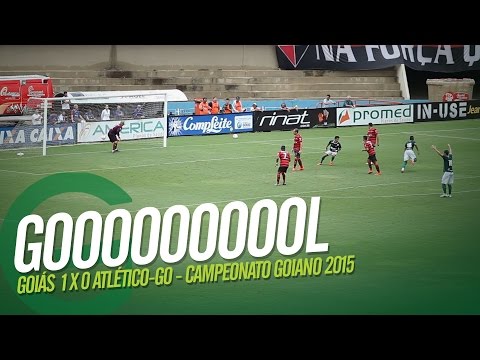 GOL - Goiás 1 x 0 Atlético-GO - Campeonato Goiano 2015