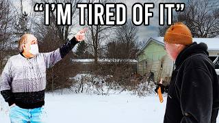 I Found 72 TIRES Hiding Under the Snow! The Neighbors Are FED UP