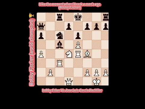 bobby fisher Vs bachiller