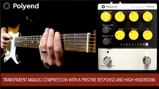 Video thumbnail for POLYEND PRESS ANALOG STEREO COMPRESSOR by Mike Hermans