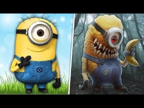 Cartoon Characters As Monster Video