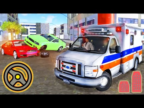 Ambulance Animals in Crazy Emergency New 2020 - Offroad Rescue VAN Driving | Android Gameplay