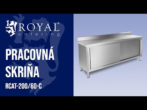 Video - Pracovná skriňa - 200 x 60 cm - s lemami - 160 kg