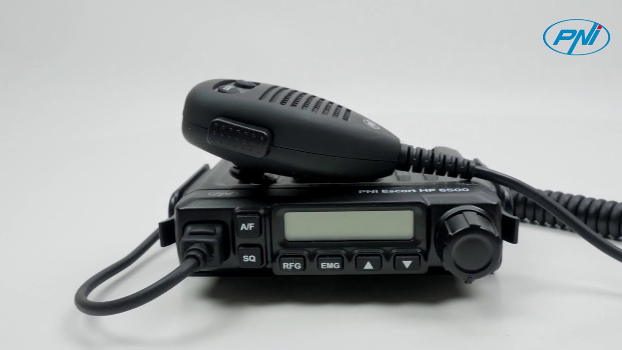 CB PNI Escort HP 6500, multistandard, 4W, AM FM, 12V, ASQ, RF Gain