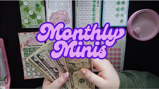 April Monthly Minis | Cash Stuffing