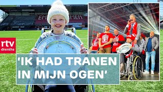 Jasmijn dankbaar voor FC Emmen-avontuur & crisisnoodopvang voor asielzoekers Ter Apel | Drenthe Nu