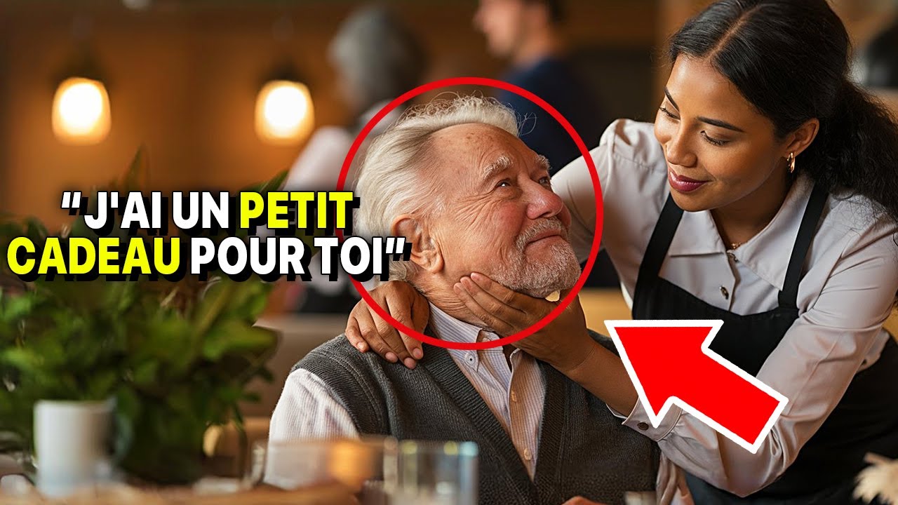 Serveuse Noire Sert un Vieil Homme Handicapé Depuis Longtemps. PUIS IL LUI FAIT UN CADEAU SURPRENANT