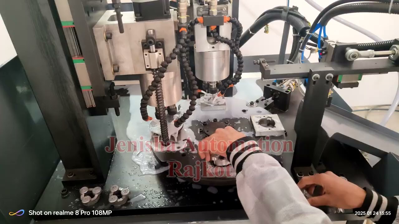 automatic rotary tapping and drilling machine | Multi station drilling, tapping, chamfering SPM.