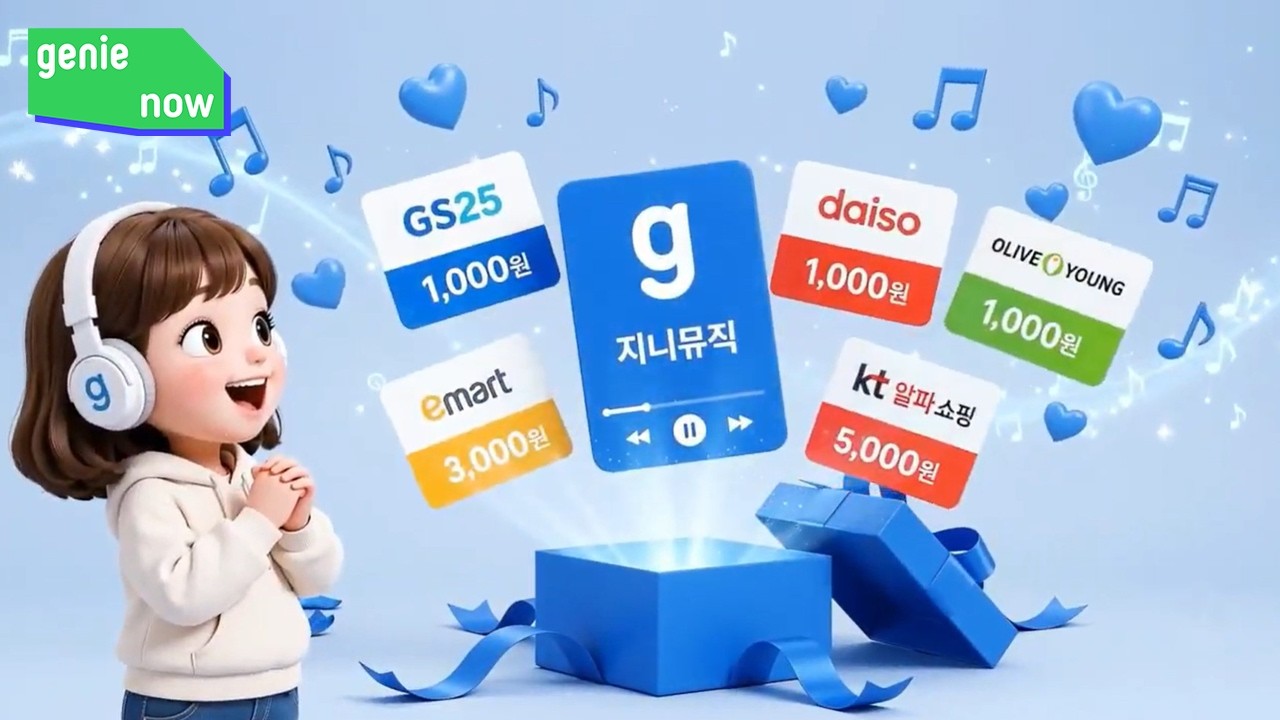 일주일에 한 번, 음악과 쇼핑 혜택 받자!🎁 지니 라이프플러스팩