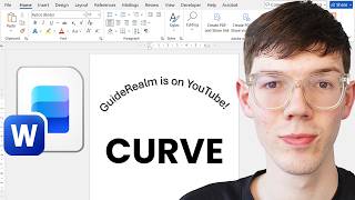 How To Write Curve Text In Word - Step By Step