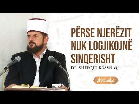 "Përse njerëzit nuk logjikojnë sinqerisht" - SHKËPUTJE - Dr. Shefqet Krasniqi