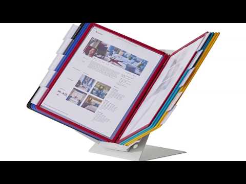 Bords/Väggställ Vario med 10 Paneler A4 - Youtube manufacturer video 2