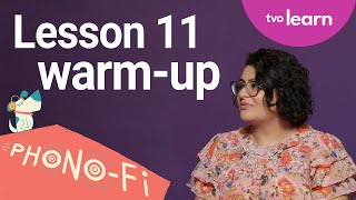 Lesson 11 Warm-Up: Reviewing letter sounds, including 'y' long vowel sounds | Phono-Fi | TVO Learn