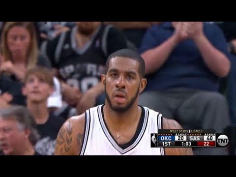 LaMarcus Aldridge Full Highlights 2016 05 01 vs THUNDER D 38 pts