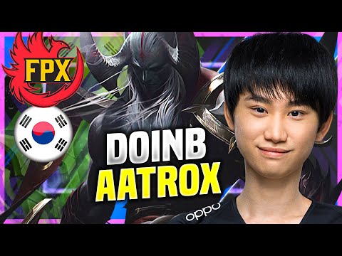 DOINB IS SO GOOD WITH AATROX! - FPX Doinb Plays Aatrox Mid vs Lucian! | KR SoloQ Patch 10.22