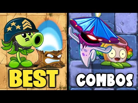 All Best Combos Plants Battlez - Which Pair Plants 's Strongest? - PvZ 2 Gameplay