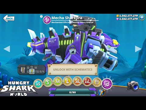 Hungry Shark World HACK (MOD) INFINITE MONEY, GEMS AND PEARLS ALL SHARKS UNLOCKED AND UPGRADED