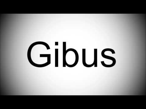 How to Pronounce Gibus