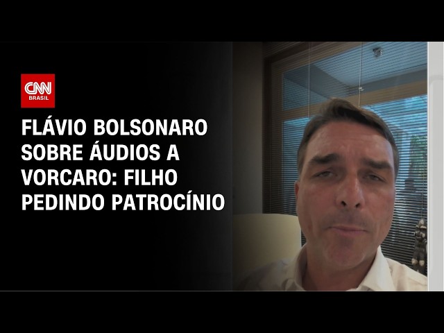 Filho pedindo patrocínio, diz Flávio Bolsonaro sobre áudios a Vorcaro | HORA H