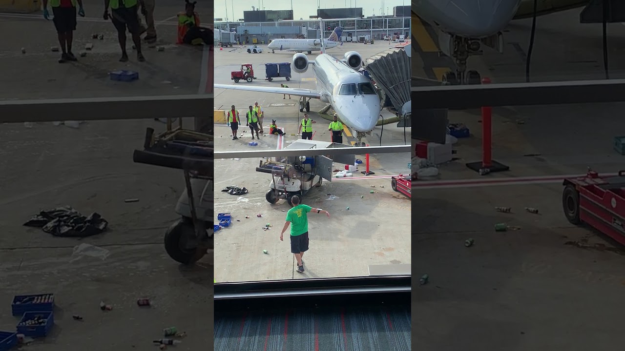 Catering Cart Goes Wild at O'Hare International Airport After Case of Water Hits Gas Pedal