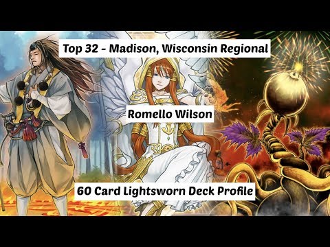 Yu-Gi-Oh! Madison, Wisconsin - Romello Wilson - 60 Card Lightsworn Deck Profile