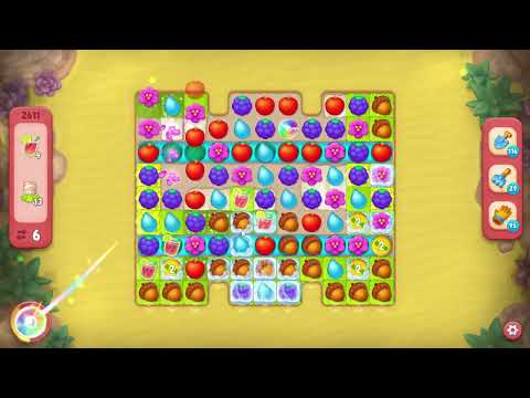 Gardenscapes 2611 Hard Level - 16 moves - NO BooSTERS