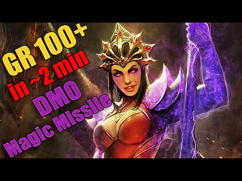 Diablo 3 Season 27 - DMO Magic Missile Wizard ~2 min GR 100+ Speeds