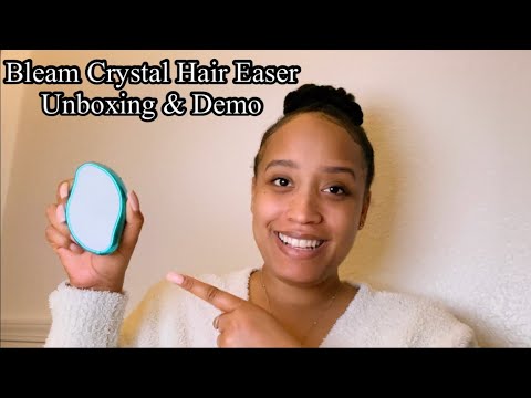 Removes Hair With No Products Nor Razors | FT. Bleam Crystal Hair Eraser! #hairremoval #amazon