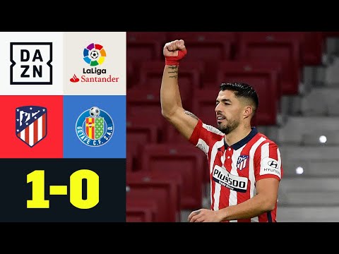 Suarez-Treffer zum Simeone-Jubiläum : Atletico Madrid - Getafe 1:0 | La Liga | DAZN Highlights