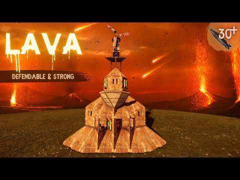 LAVA • Strong & Defendable solo/duo Bunker Base • RUST