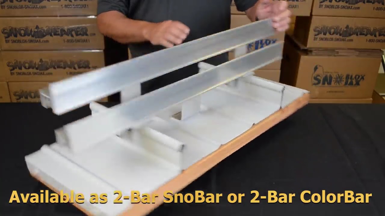 SnoBar 2-Bar Snow Retention System for Metal Roofs