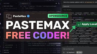 PasteMax + FREE Grok-3, Claude, O3 : This OPENSOURCE AI Coder IS KINDA AMAZING!
