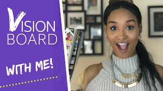 Vision Board Example + New Year Resolutions!