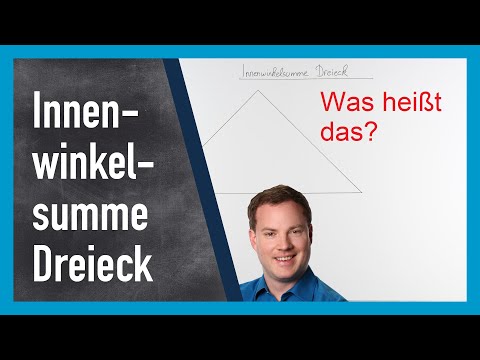 Innenwinkelsumme Dreieck (Formel & Beispiel)