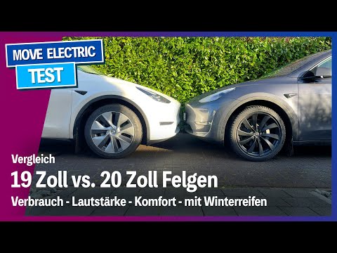 Verbrauchs-Vergleich 20 Zoll und 19 Zoll Felgen mit Winterreifen - Teuer vs. Billig