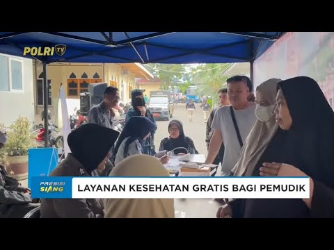 BIDDOKKES POLDA SULTENG DAN JASA RAHARJA BERI LAYANAN KESEHATAN GRATIS BAGI PEMUDIK