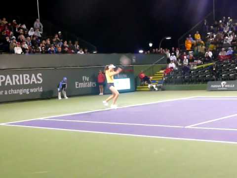 3/13/10 BNP Paribas Open R2 Ana Ivanovic vs Anastasija Sevastova