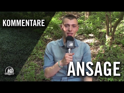 Ansage von Ludwig Wolper (TSV Weiss) | RHEINKICK.TV