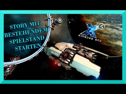 Start new DLC story with OLD SAVE PLAY - X4 Foundations KINGDOM END Boron DLC INFO Video