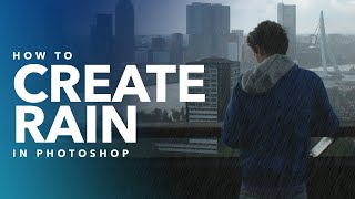 How to Create Rain in Photoshop + Free Photoshop Action