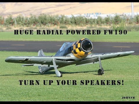 Fw-190 with a Moki Radial engine at Warbirds over Wenatchee