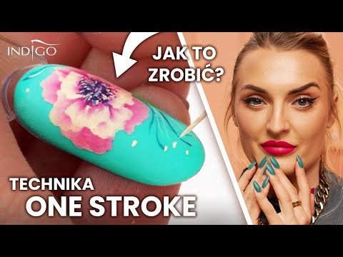 Jak namalować kwiaty na paznokciach techniką ONE STROKE? Wiosenne zdobienia paznokci | Indigo Nails