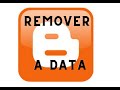 Como Remover a Data das Postagens do Blogger