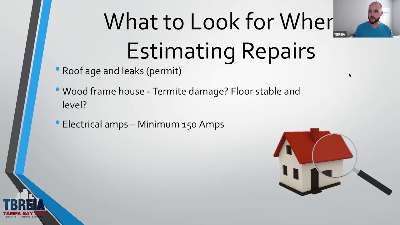What to Look For When Estimating Repairs