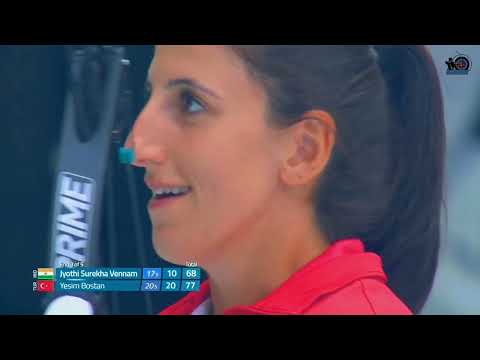 Jyothi Vennam v Yesim Bostan – compound women bronze _ Den Bosch 2019 Hyundai World Championships